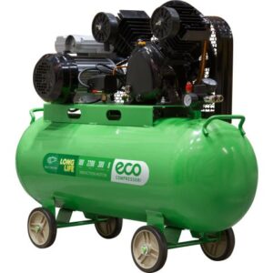 Компрессор ECO AE-1005-B1 ременной (380 л/мин, 8 атм, ременной, масляный, ресив. 100 л, 220 В, 2.20 кВт)