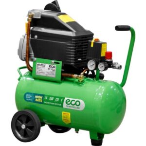 Компрессор ECO AE-251-3 коаксиальный (235 л/мин, 8 атм, коаксиальный, масляный, ресив. 24 л, 220 В, 1.50 кВт)