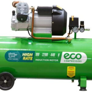 Компрессор ECO AE-1005-3 коаксиальный (440 л/мин, 8 атм, коаксиальный, масляный, ресив. 100 л, 220 В, 2.20 кВт)
