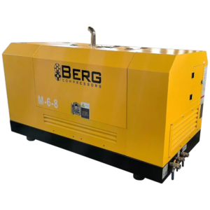 Дизельный компрессор BERG М-6-8 (на опорах)